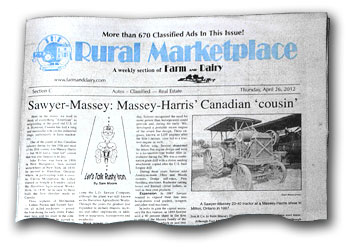 Farm and Dair News Classifieds