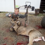 10-year-old, Max Madrill, of Wooster, Ohio, bagged his first 8-point buck.