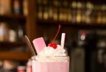 Old Fashioned Strawberry Malt