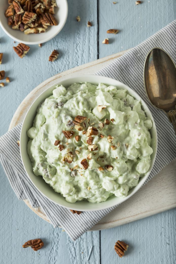 att-archives-web A bowl of pistachio fluff, aka Watergate or Golden Gate Salad