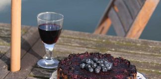 Blueberry Upside-Down Cake