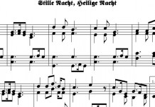 Celebrate the first silent night Stille Nacht score