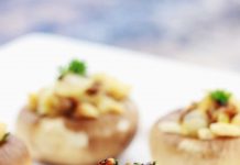 Blue Bacon Stuffed Mushrooms