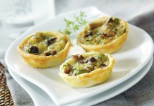 Mushroom- Onion Tartlets Mushroom and Onion Tartlets