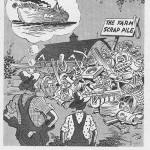 Looking back through pages of farm magazine World War II comic