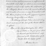 Page 3 of President Lincoln's Thanksgiving Day Proclamation