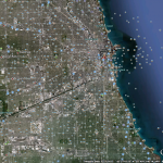 Finding gardens with Google Earth Google Earth Chicago