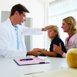 Preschoolers with ADHD not helped by medication child with a doctor