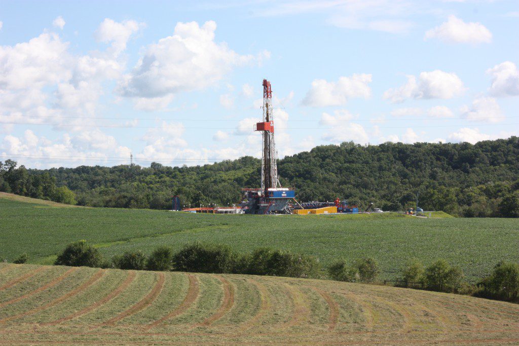 deep well Marcellus shale rig