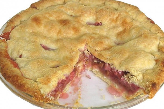 rhubarb pie rhubarb pie