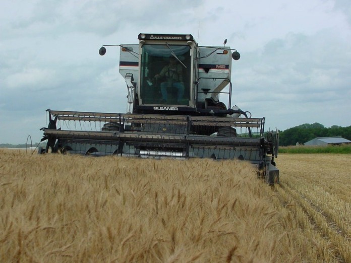 wheat combine