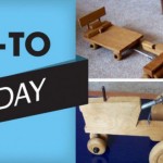 Make a homemade wooden farm toy