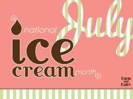 national ice cream month infographic