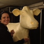 Animal rights vandals hit butter cow at Iowa State Fair