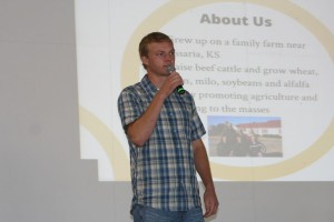 Nathan Peterson, Peterson Farm Brothers, 2013 Farm Science Review.