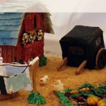 Gingerbread farmhouses and barns (Photos)