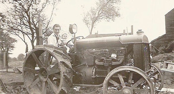 Vintage farm photo, Brunner Farm