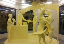 Butter sculpture revealed at the Pennsylvania Farm Show