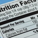 nutrition label