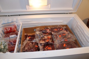 Storage is an important part of having venison available year-round.