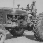 Showing Off His Tractor