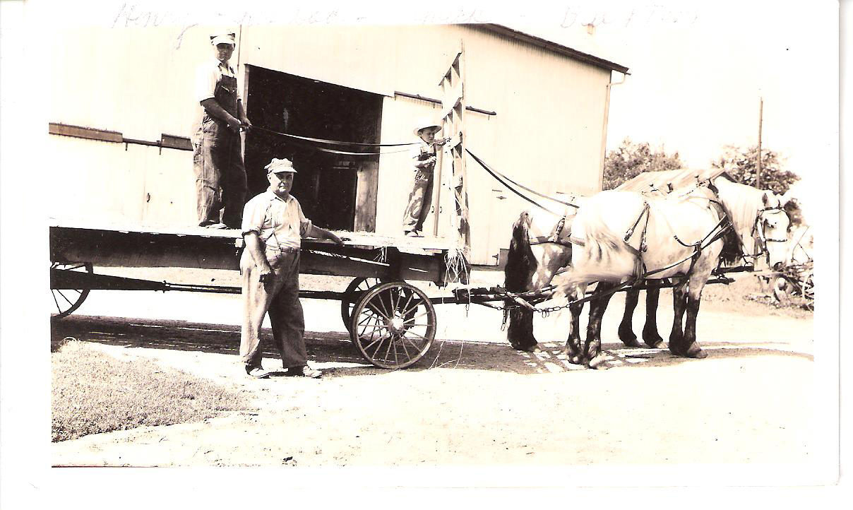Vintage farm photo, Brunner Farm