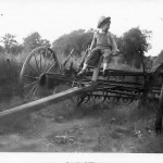 Jim Trotter on delivery rake