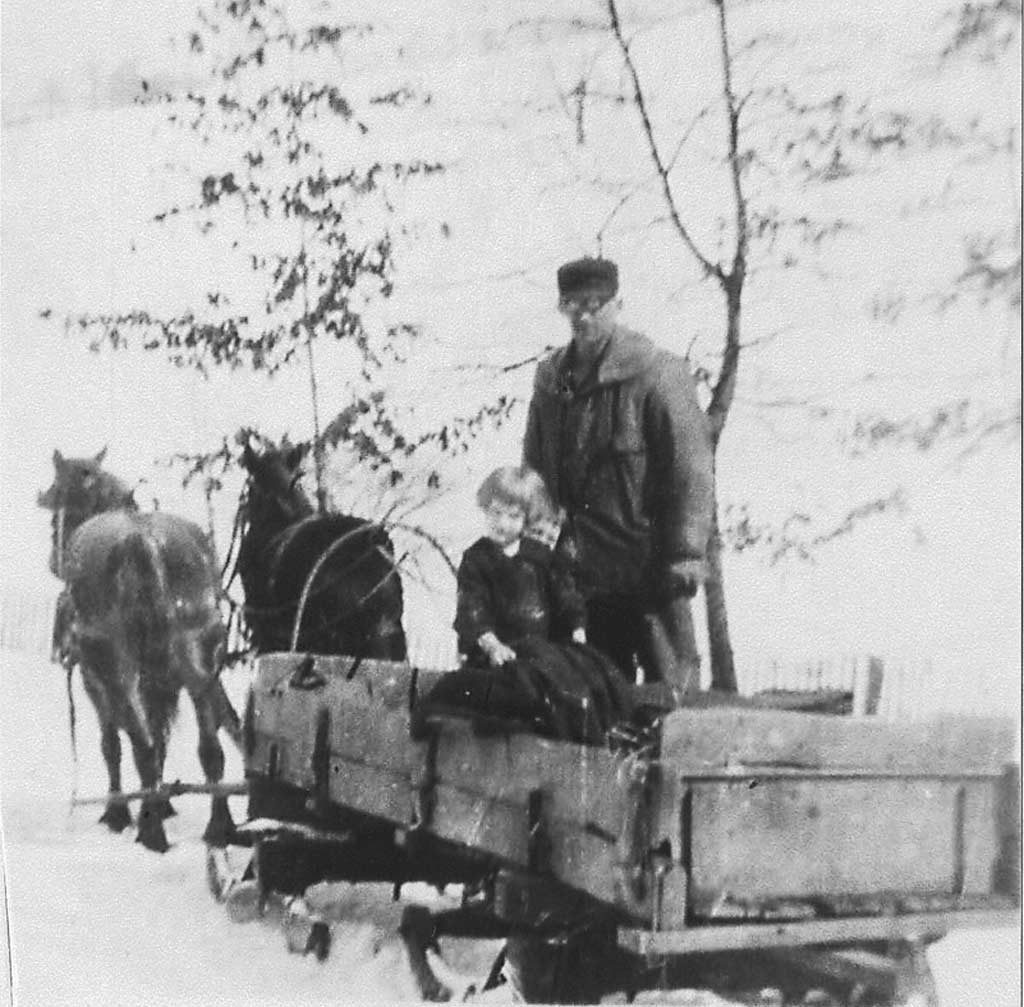 Vintage farm photo, Brunner Farm