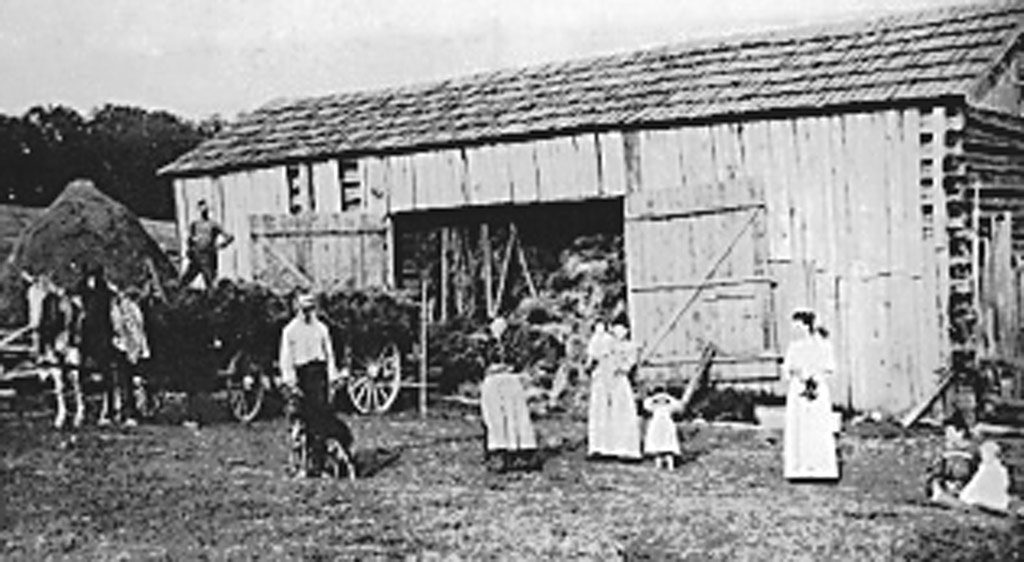 Vintage farm photo, Brunner Farm