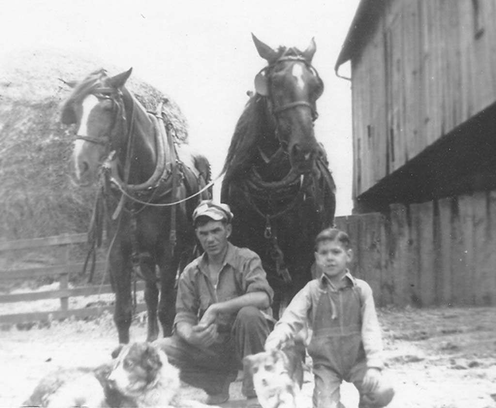 Vintage farm photo, Brunner Farm