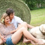 couple on a farm