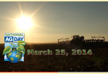 Celebrate National Agriculture Day, March 25, 2014