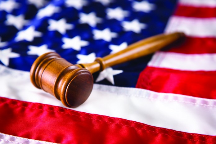 flag and gavel Court gavel