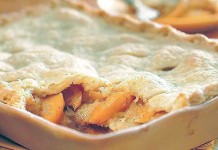 Triple-Crust Peach Cobbler