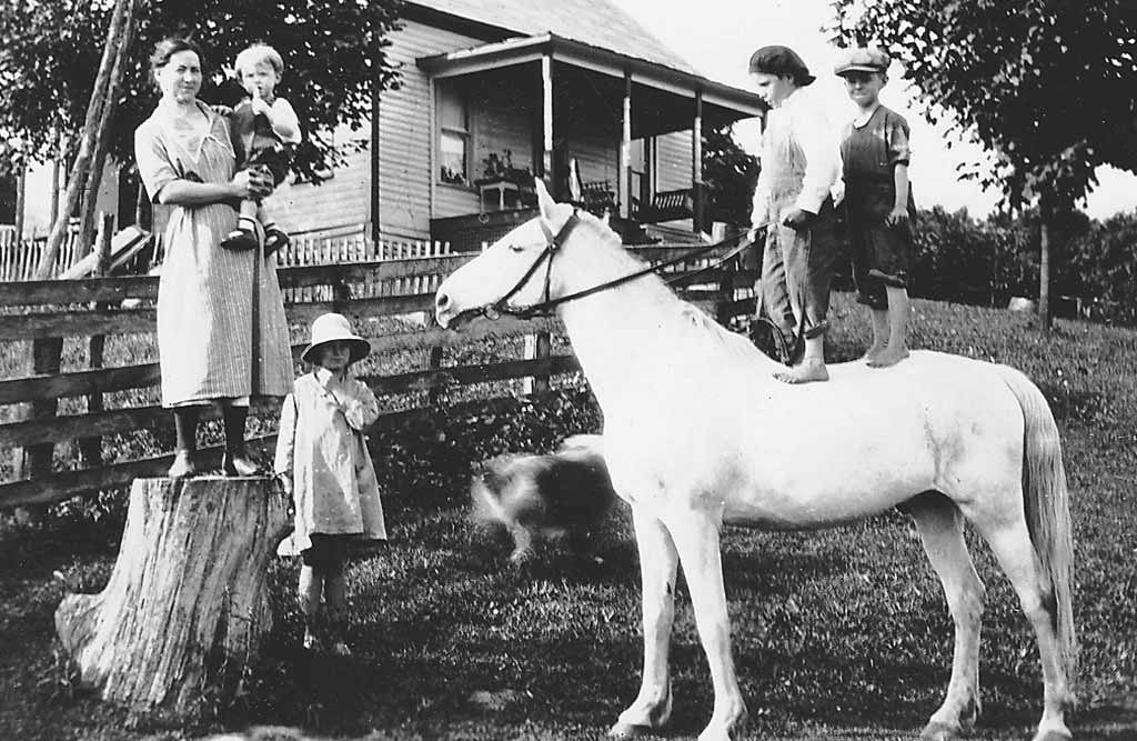 Vintage farm photo, Brunner Farm