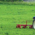 Getting refugees with ag backgrounds back to farming tractor in field