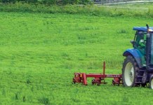 Getting refugees with ag backgrounds back to farming tractor in field