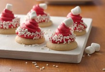 Santa Hat Cookies