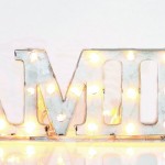 Reminiscing over Christmas traditions lighted marquee family sign