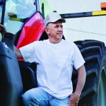 Use your influence to talk about farming farmer by tractor