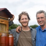 Cedar and Stuart Anderson with Flow Hive