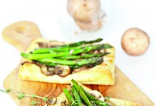 Sautéed Mushroom Asparagus Puffs