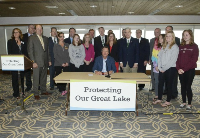 4.09 Kasich signs bill Lake Erie