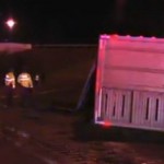 truck overturn/WKBN