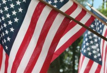 We’re just getting warmed up American flags