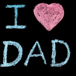 I love dad sign