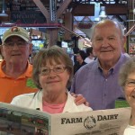 Vacation with Us: Brainerd and Yoder John and Midge Brainerd (left), of Navarre, Ohio, and Harold and Eleanore Yoder, of Louisville, Ohio, check out the fresh produce, meat and seafood at the Granville Produce Market in Vancouver, British Columbia, Canada. The couples were returning from a cruise of the Hawaiian islands where they toured the historical sites and the coffee, pineapple and macadamia nut plantations. Farm and Dairy traveled along!