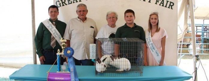 Grand champion rabbit meat pen