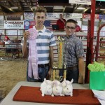 Reserve champion rabbit meat pen