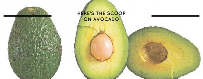 avocado avocado, avocado cut open and avocado with seed removed